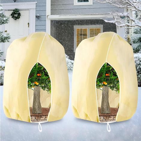 Pflanzenschutz Winter 240 x 200 cm 80 g m² Frostschutz Reißfest – praktisch für Herbst, Winter und Frühjahr (1/5)