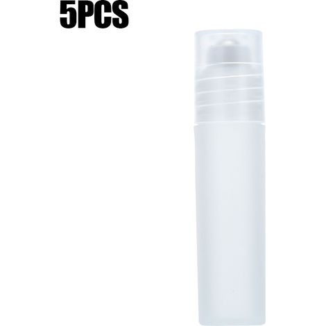 Flacons Vides en Acier Inoxydable avec Bille Roulante pour Parfum et Crème Contour des Yeux - Lot de 5 (1/5)