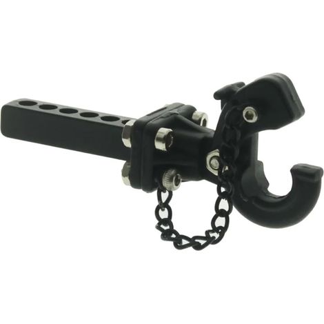 Crochet De Remorquage Récepteur D'attelage De Remorque Full Metal 1/10(Zwart) (1/4)