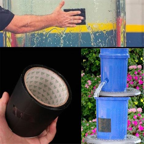 Trade Shop - Cinta Adhesiva Para Reparaciones Inmediatas A Waterprof Tubos De Agua Resistentes - (1/5)