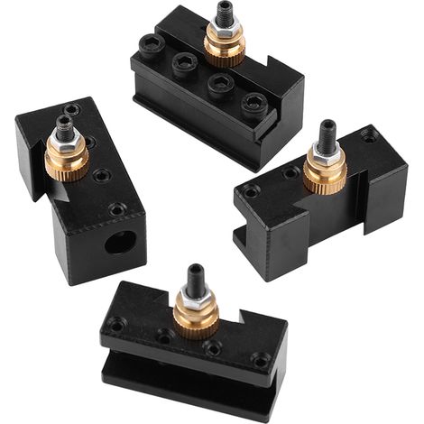 Jeu de porte-outil rapide et support pour mini-tour en alliage d'aluminium (1/5)