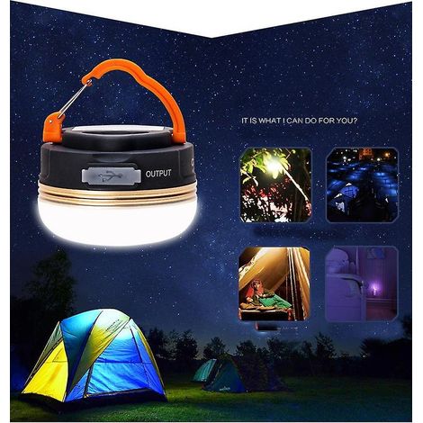 Lampe de camping USB pour tente, lampe de secours extérieure (1/5)