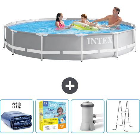 Prism Frame Pool Rund - 366x76 cm - 5-teilig SCB13 (1/5)