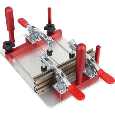 Frästisch-Abziehschlittenschiene, Abziehschlitten-Sicherheitsklemme, Aluminiumlegierung für Holzbearbeitungs-Fräsarbeiten (1/5)