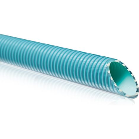 Fitt – Tuyau d'aspiration piscine spiralé PVC Ø50 mm – 25 m – Intérieur anti-chlore – Spirale rigide anti-écrasement – Revêtement extérieur renforcé
