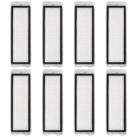 (8 pièces) Q Revo Filtre HEPA de remplacement pour Roborock Q Revo aspirateur robot, filtres de pièces de rechange, Filtres cylindriques QRevo Filtre Accessoires, Filtres à cartouche (1/5)