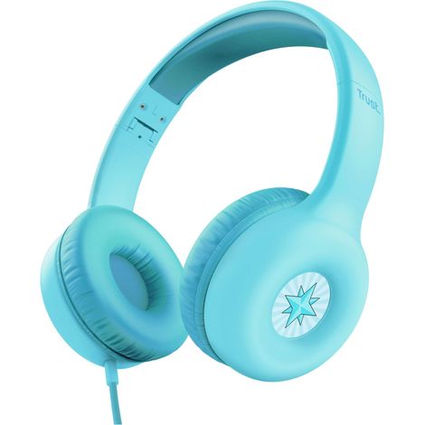 Trust Nouna Auricolare Cablato A Padiglione Musica e Chiamate Ciano (1/4)