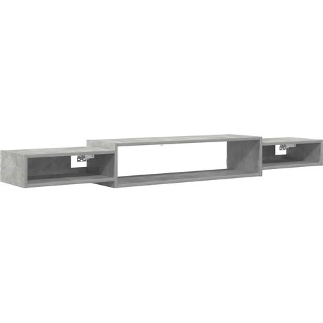 Mobile TV Armadietto TV Mobile Porta TV da Parete A parete Grigio Cemento 180 x 28 x 21 cm (1/5)