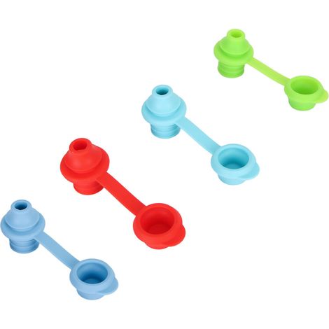 Lot de 4 embouts de biberon en silicone pour enfants. (1/5)