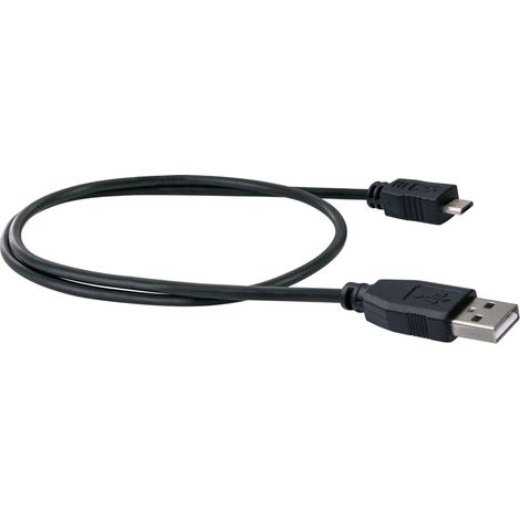 Schwaiger Micro USB Sync & Ladekabel 1 m, schwarz Elektrische Kabel & Leitungen (1/3)
