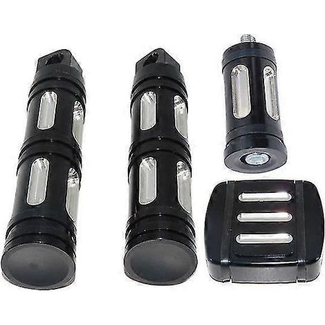 Motorrad-Bremspedalabdeckungen, Fußrasten, Schalthebelstützen für Harley Sportster 883, Dyna, Softail, Breakout, Custom Street, XG750 – Fußrasten-Set C