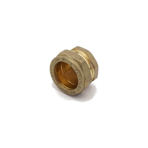 PrimaPlus Brass Compression Stop End 28mm - Pack of 5 (1/2)
