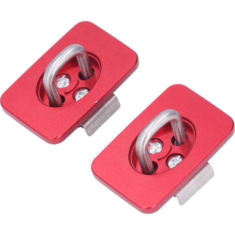 Sangles d'arrimage rétractables pour camion, 2 pièces, accessoires de remplacement pour RAM 1995-2018, rouges, points d'ancrage robustes, fixation de charge sécurisée. (1/5)