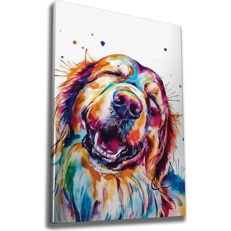 Decorazione artistica da parete con stampa su tela Painting Multicolore (1/3)