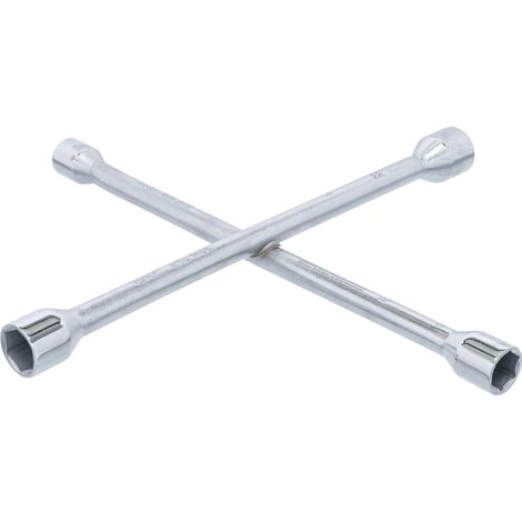 Chiave a croce per dadi ruote per autovetture 17 x 19 x 22 mm x 13/16" (1/4)