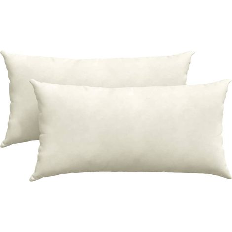 Maison Exclusive - Sofakissen 2 Stück Creme 80 x 40 cm Cordstoff
