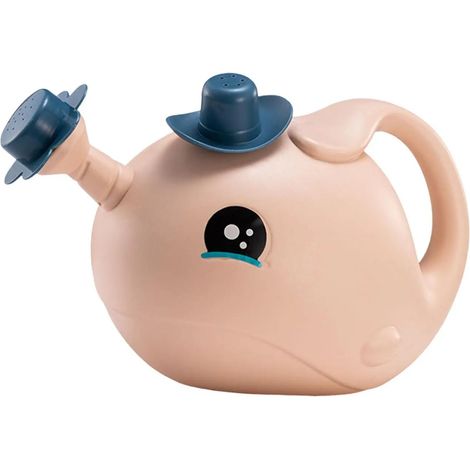 Arrosoir portable pour enfants en forme de baleine grand format rose (1/5)