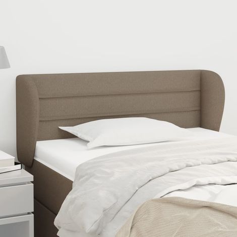 Cabecero de tela gris taupe 83x23x78/88 cm vidaXL (1/5)