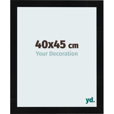 yd. - Cadre photo 40x45 - Noir Brillant - MDF - Pisa (1/5)