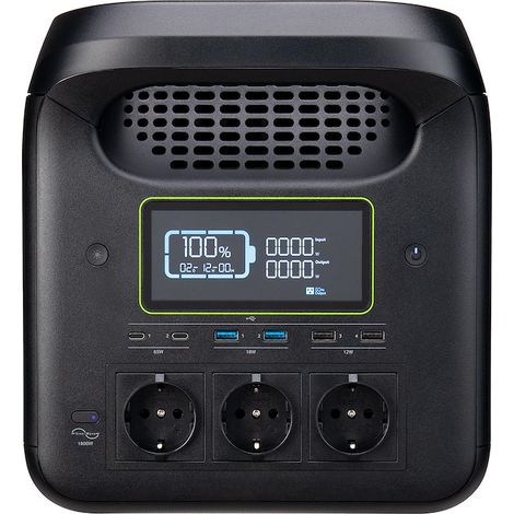 Acer APS321 - Estacin de carga porttil - AC 220-240 V/ DC 13-45/12/24 V - 1800 vatios - fosfato de hierro de litio - 24 Ah - 1229 Wh - conectores de