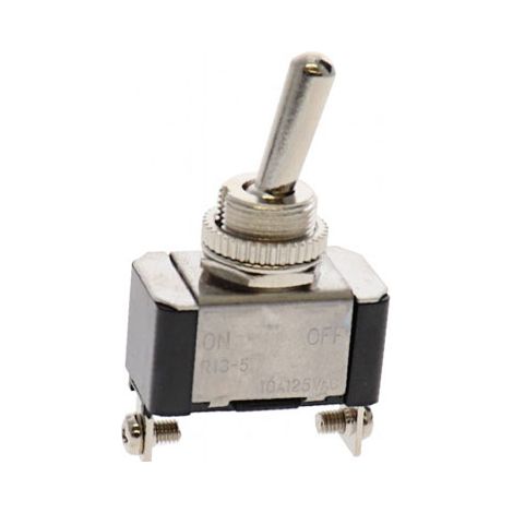Oc-Pro – Interrupteur à levier 20A pour lampe – Mécanisme ON/OFF – Diamètre de fixation 12mm – Encombrement 16x19mm – Tension 12/24V