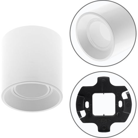 LUMIT ONIRO - Faretto da soffitto di colore bianco con LED lampadina inclusa in tonalità calda 3000ºk.