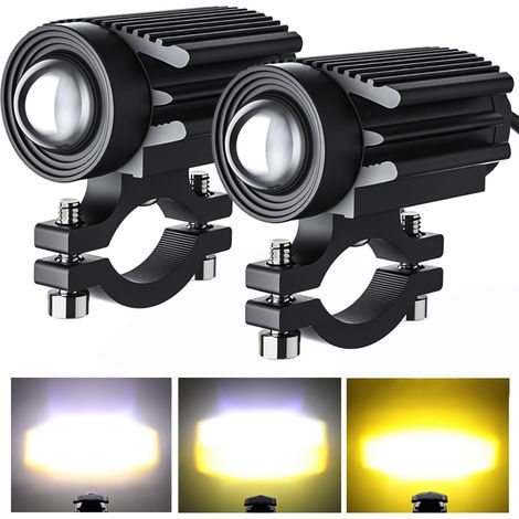 Phare LED Moto S1 60W IP65 Étanche Projecteur Universel Anti-Brouillard pour Moto Camion (1/5)