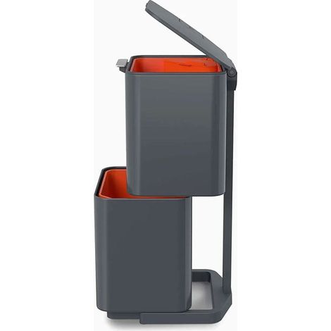 Joseph Joseph Totem Compact cubo de basura de cocina grafito 43L