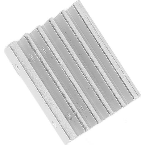 Dissipateur thermique argenté en alliage d'aluminium léger pour moteur de voiture RC Wltoys 1/28 284161