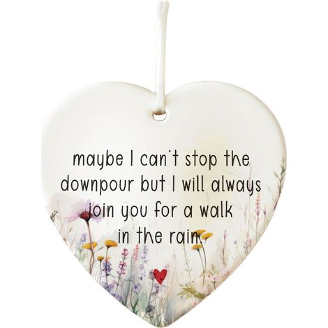 Ornement En Forme De Coeur - Décoration Arbre De Noël En Acrylique - Pour Amis - 8,1 cm - Lot De 1 (1/5)
