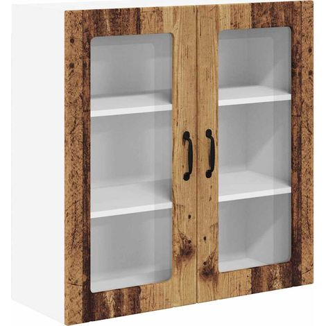 Meubles de Rangement,Armoire de cuisine avec étagère Bois Ancien 80 x 31 x 80 cm CFW197252 (1/5)