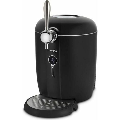 H.Koenig BW1688 Bierzapfanlage schwarz 6L mit regelbarem Kühlsystem