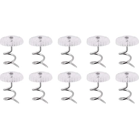 20 aiguilles à matelas avec tête transparente, aiguilles à matelas incurvées, idéales pour rembourrage, housses de canapé et bordures de lit (1/5)