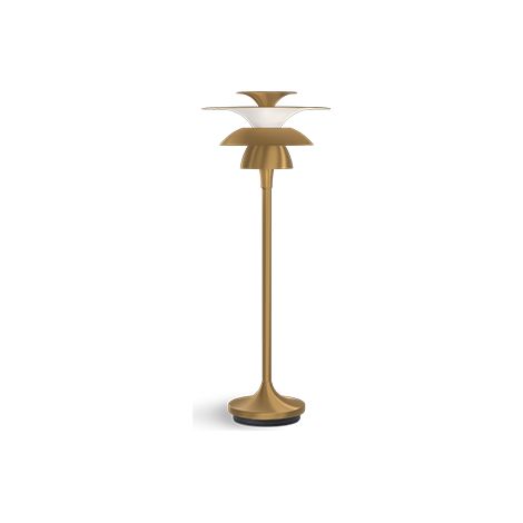 Picasso 46cm Lampe de Table Laiton Antique, Interrupteur sur Cordon 1x G4