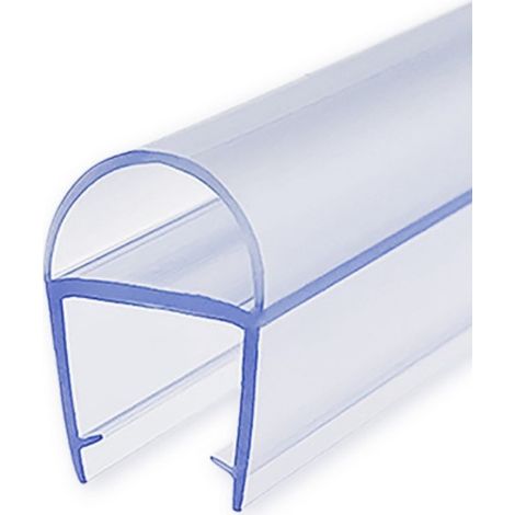 Joint de douche de rechange 100cm pour porte en verre de 8mm d'épaisseur avec pare-éclaboussures 1pc (1/3)