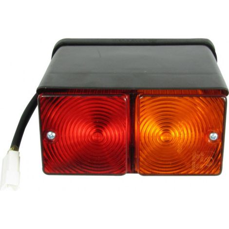 Rechtes Rücklicht (Brems- und Positionslicht) mit Blinker für Traktor, passend für Case/IH, Fiat, Ford, 81844440, D3NN13404C