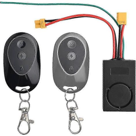 XT60 pour Ninebot Max G30 36-55V 115db Alarme antivol avec télécommande - Pièce détachée pour trottinette électrique (1/5)