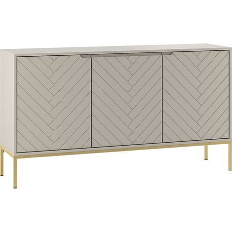 Buffet Daria mit 3 Türen, Kaschmir, 151cm