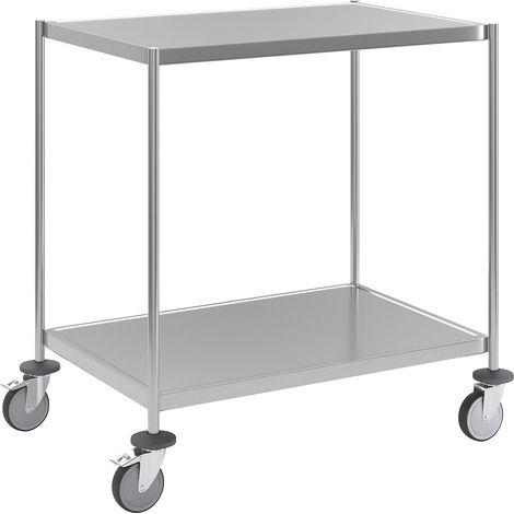 Kongamek, Chariot à tablettes en inox, soudé, L x l x h 825 x (1/5)