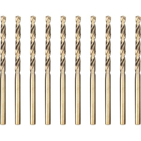 Foret Hélicoïdal 10pcs 3.2mm Forets à Métaux en Acier Inoxydable, Standard DIN 338 (1/5)