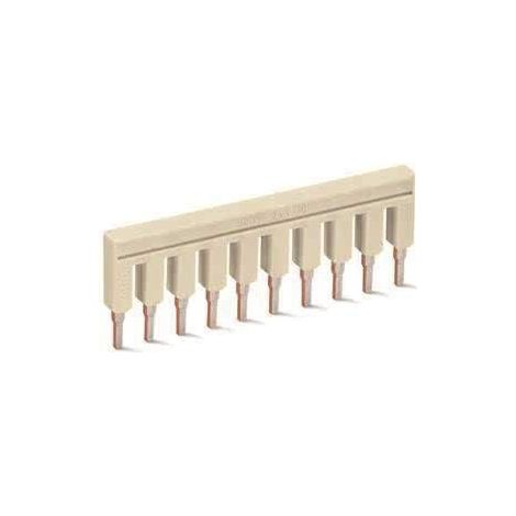 Ponticello isolato 10 poli 2,5mmq 25A per morsettiere scollegabili Wago