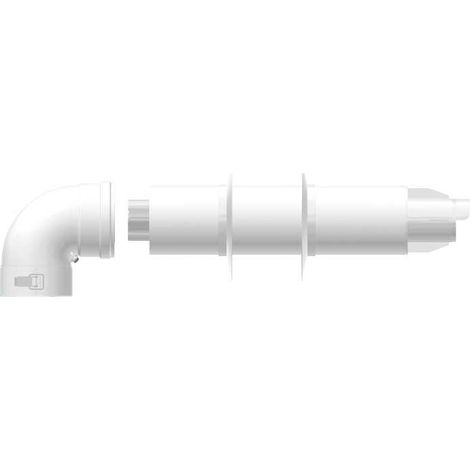 KIT COASSIALE COMPATIBILE PER SCALDABAGNO VAILLANT Ø60/100 mm