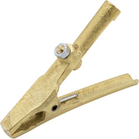 Pince de masse croco laiton 350A Binzel