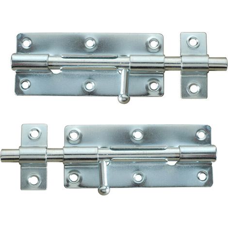 Fermeture à Loquet pour Maison, Garage et Jardin, Lot de 2 Pièces (80 mm) - EVOTRADE (1/2)