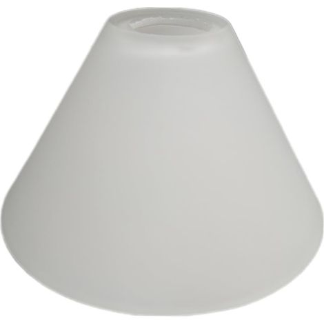 Abat-jour E14 - Verre de rechange pour suspension - Abat-jour de rechange en verre pour lampe suspendue, lampe de table, lampadaire et lampadaire de plafond - Abat-jour conique en verre (1/5)