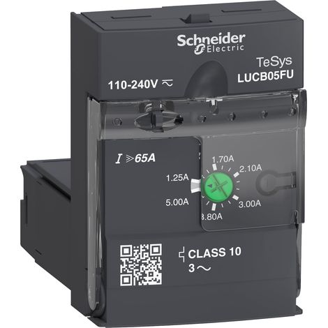 Unità di controllo avanzata LUCB - Classe 10 - 1,25...5 A - 110...220 V CC/CA - LUCB05FU