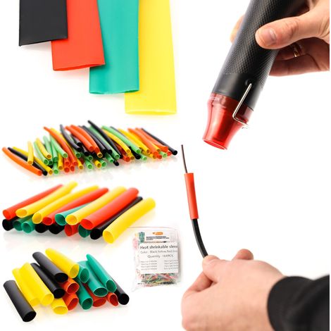 Rosfix Set di tubi termorestringenti 164 pz.