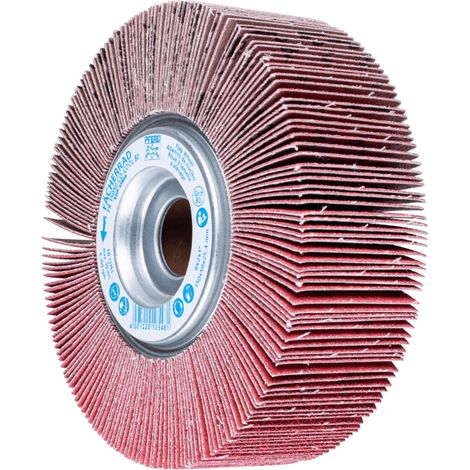 PFERD TOOLS Lamellenschleifrad FR Ø 150x50mm Bohrung Ø 25,4 mm CO-COOL80 für kühlen Schliff auf Edelstahl 2 Stk