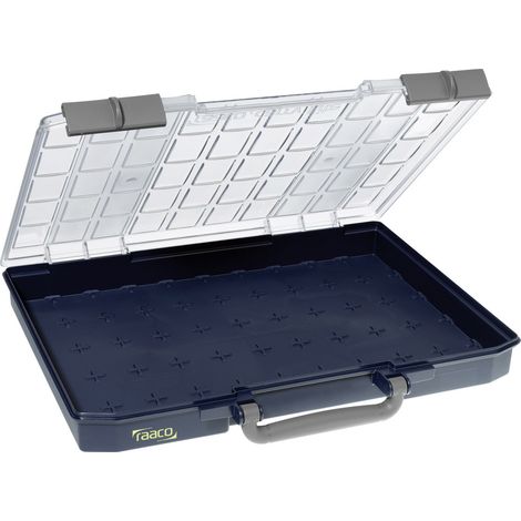 raaco CarryLite 55 5x10-0 Sortimentskoffer (B x H x T) 413 x 57 x 330 mm Anzahl Fächer: 0   Inhalt 1