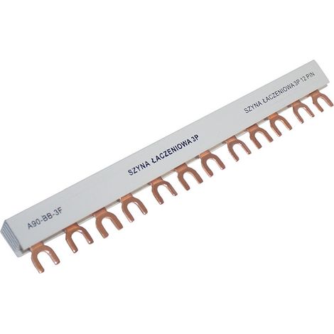 Schelinger 3-Phasen-Verbindungssammelschiene Typ U 10mm2 12 Module (1/2)